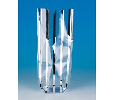 Polypropylene Silver Stripe Bag With Narrow Vertical Stripes